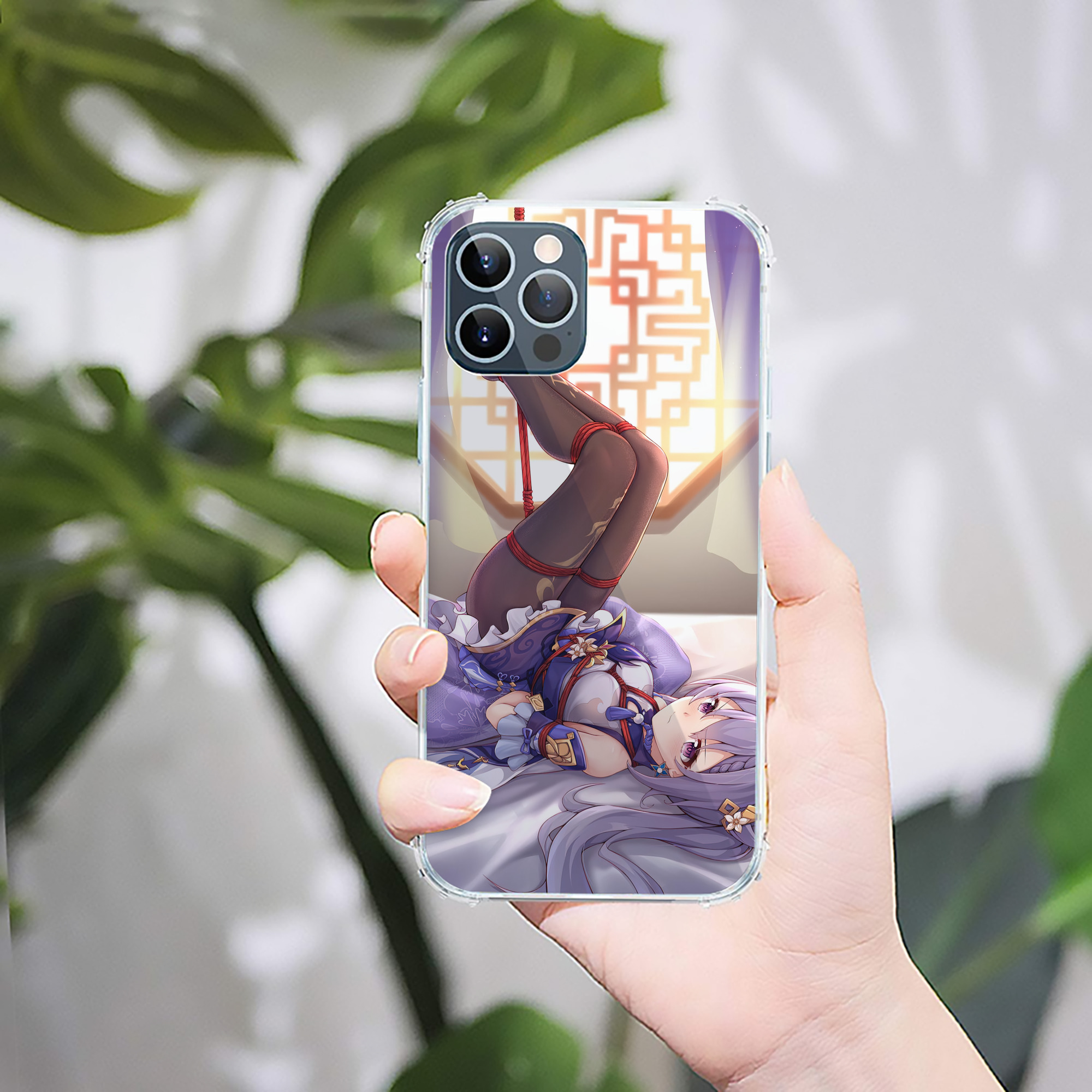 げんし神 genshin 【iPhone 12シリーズ対応】透明スマホケース（クリアソフトケース）